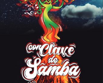 Cartel del Festival Con Clave de Samba