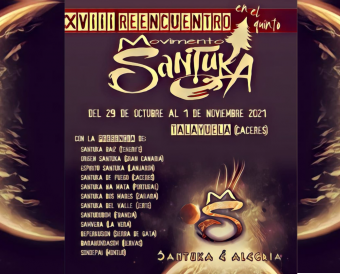 Cartel del XVIII encuetro Santuka