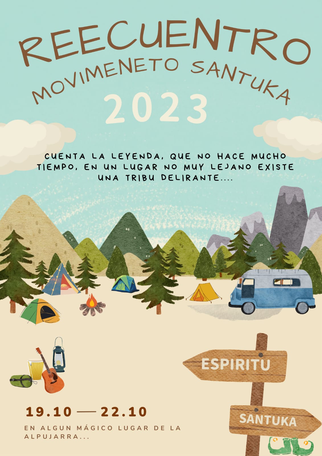 Cartel Encuentro 2023 - Alpujarra